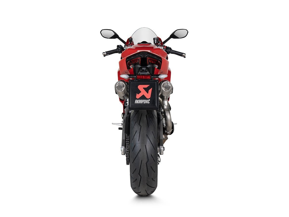S-D10SO8-HCHNT AKRAPOVIC APPROVED TITANIUM SLIP-ON SILENCERS (P V2, SF V2)