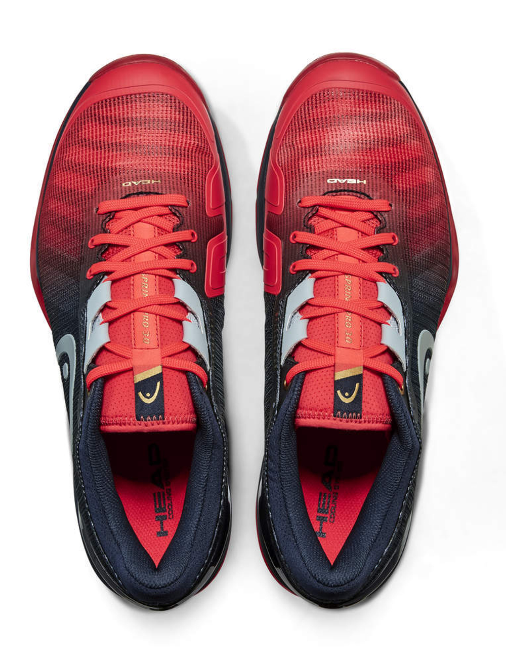 Мужские кроссовки для бадминтона/сквоша Head Sprint Pro 3.0 Indoor - neon red/midnight navy