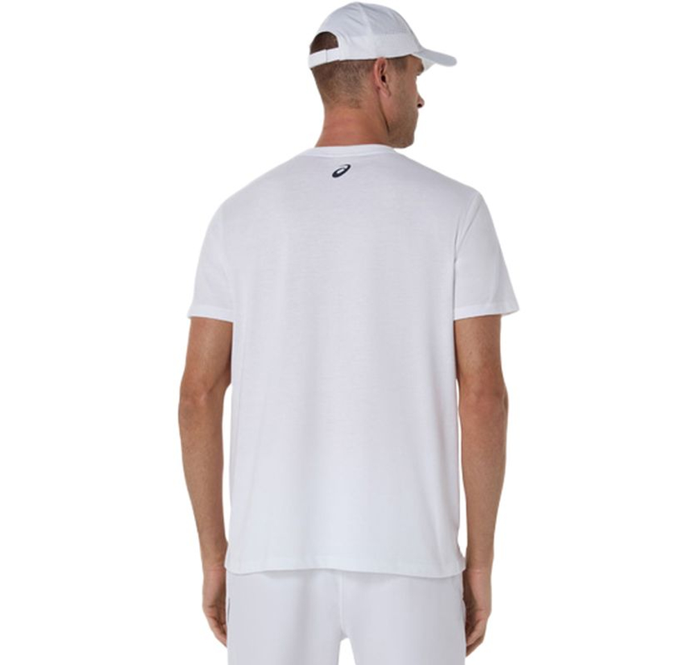 Теннисная футболка Asics Game Seasonal Graphic - brilliant white