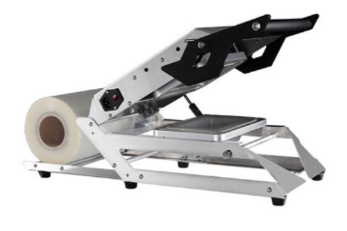 Запайщик лотков Hualian Machinery HTS-210R (210х148), нержавеющий корпус