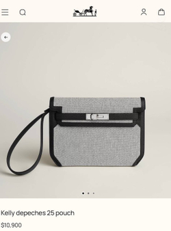 Клатч-Сумка через плечо Hermes Kelly Depeches 25
