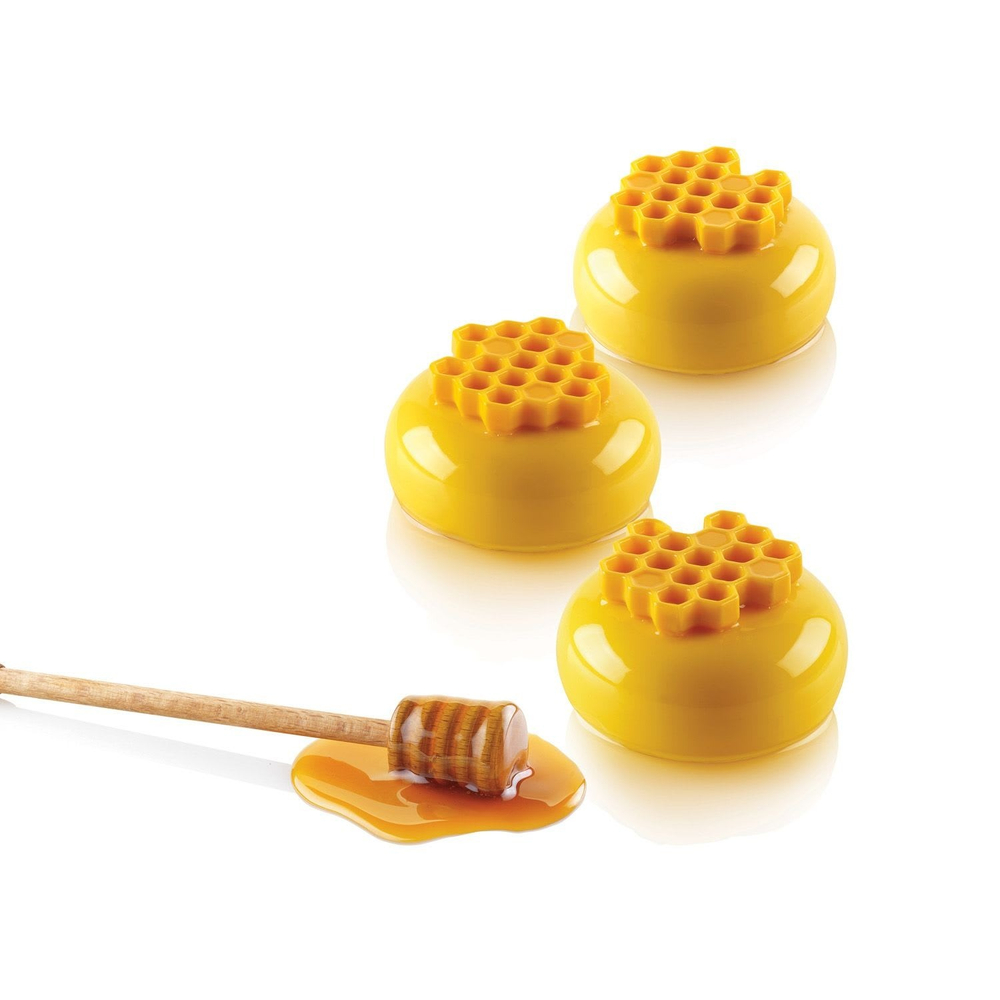 Силиконовая форма Miel 8 (Соты), Silikomart, Италия