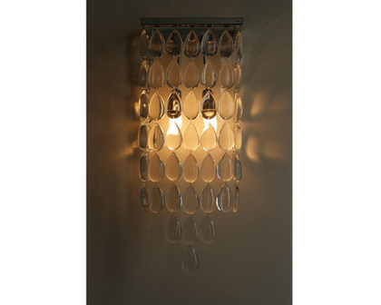 Wall lamp pluie de cristal