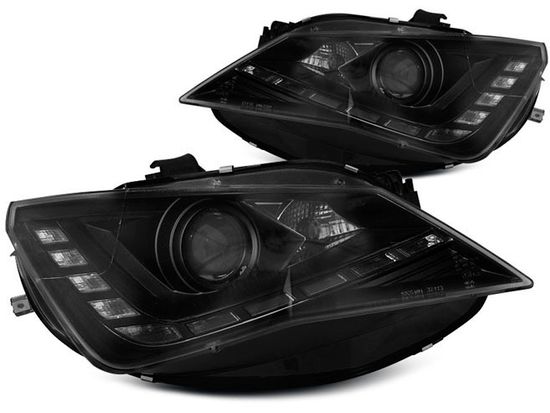 Передние фары для Seat Ibiza 6J (12-...) Black