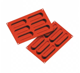 Форма силиконовая P.L. Proff Cuisine "Савоярди" 6 ячеек 120*30 мм, h 30 мм (30*17,5 см)