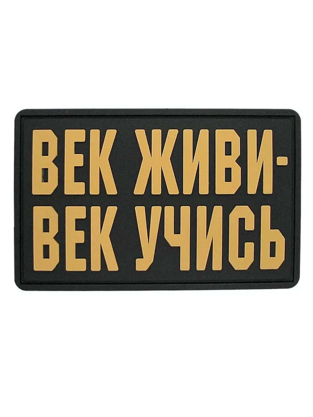 Шеврон на липучке Век живи век учись