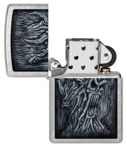 Зажигалка Zippo Evil Tree с покрытием Street Chrome (48681) 4