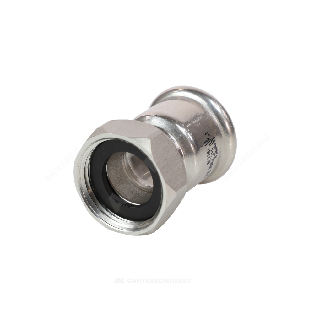 Муфта сталь нерж AISI 316L Дн 54х2" Ру16 пресс/нак/гайка Inoxpres RM 183054022