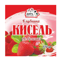 Кисель Asyl Клубника 170 гр