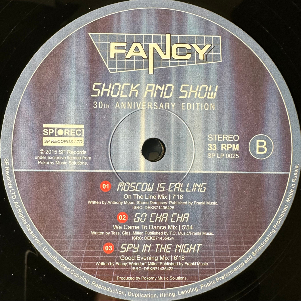 Fancy ‎– Shock And Show (Россия 2015г.)
