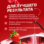 Жидкое посудомоечное средство с запахом Розовых ягод и Цветов "Active", объем 750 мл