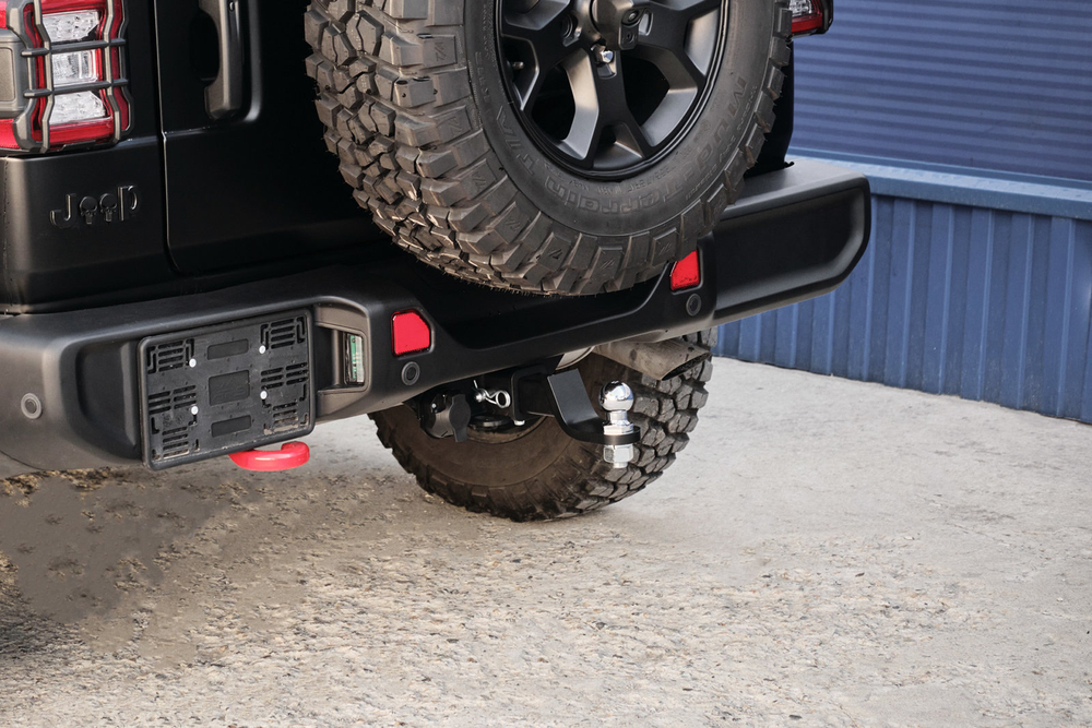 Фаркоп BMS для Jeep Wrangler JK, JL 2018-2026 (под американский бампер)