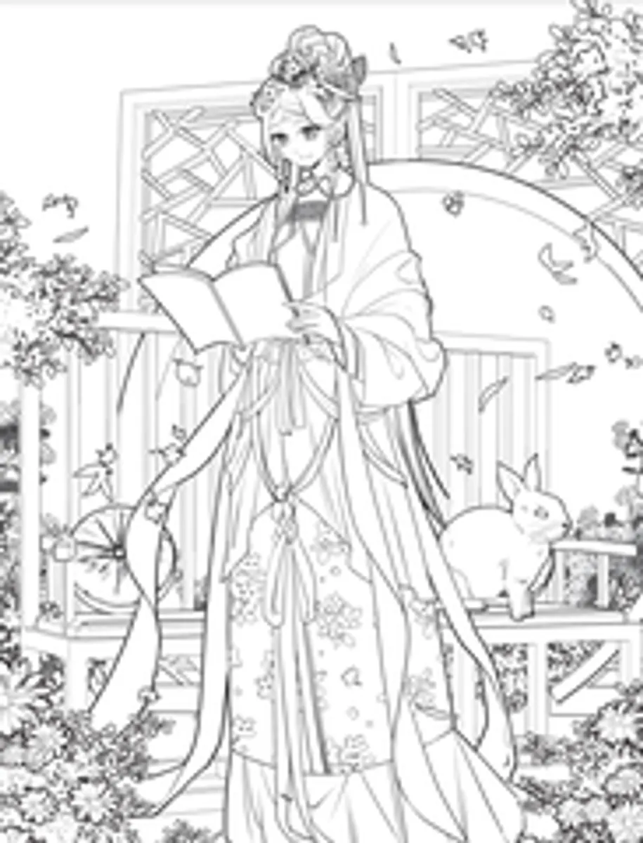 Anime Art. Красавицы Поднебесной. Книга для творчества в стиле аниме и манга