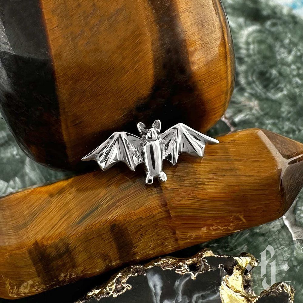 Накрутка "Bat" - Белое золото