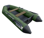 Барс-2800 НДНД зеленый-чёрная (лодка пвх под мотор НДНД)