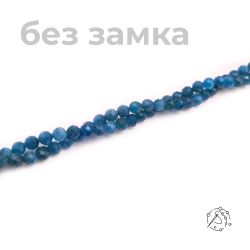 Нить из бусин Апатит, 5 мм с огранкой