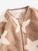 Комбинезон флисовый для малышей Next K79-526, Молочный, Коричневый