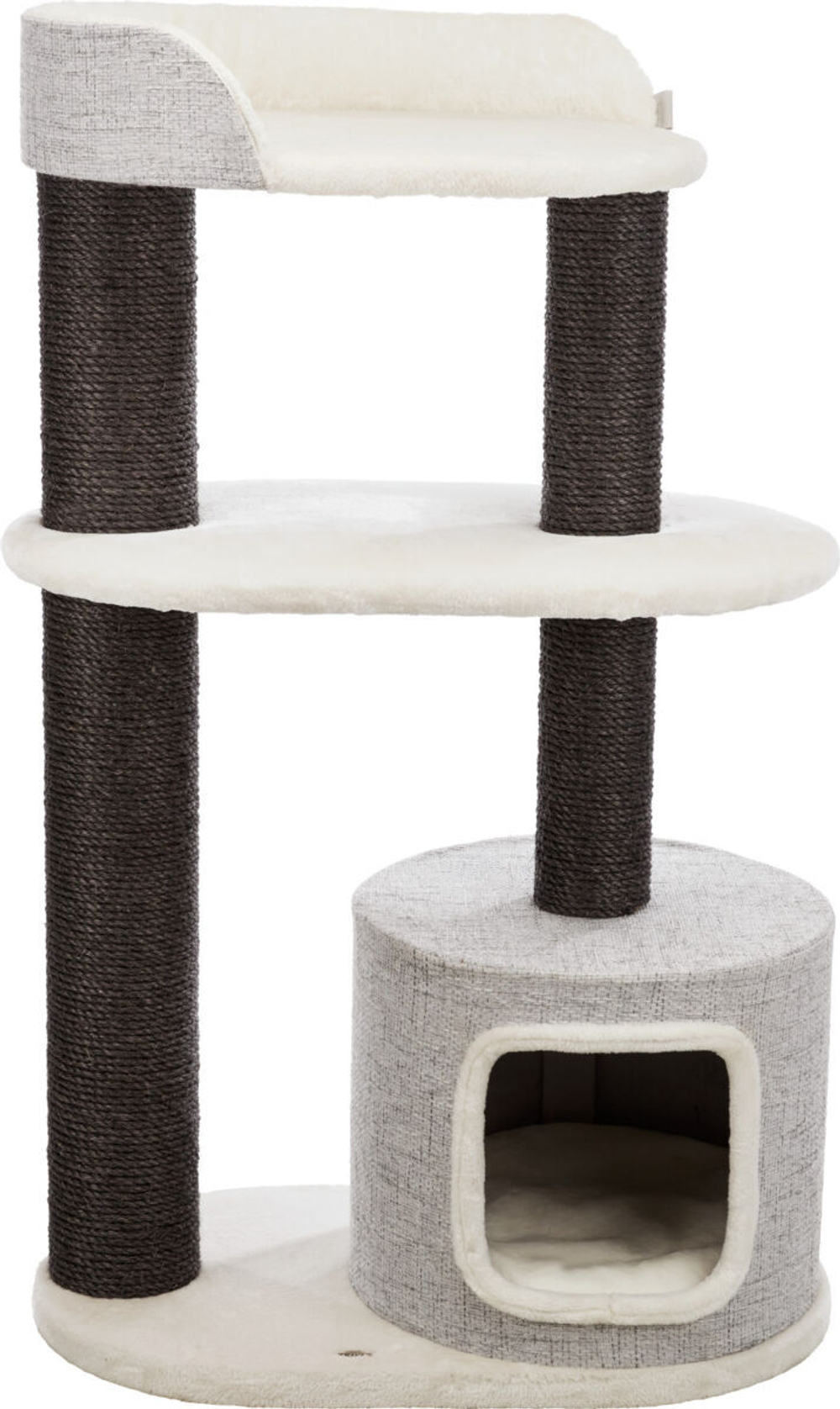 Домик для кошки Cara XXL, 128 см, белый/серый, Trixie