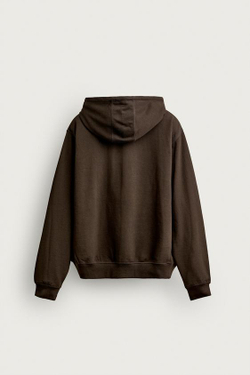 ZARA ХУДИ СВОБОДНОГО КРОЯ, КОРИЧНЕВЫЙ