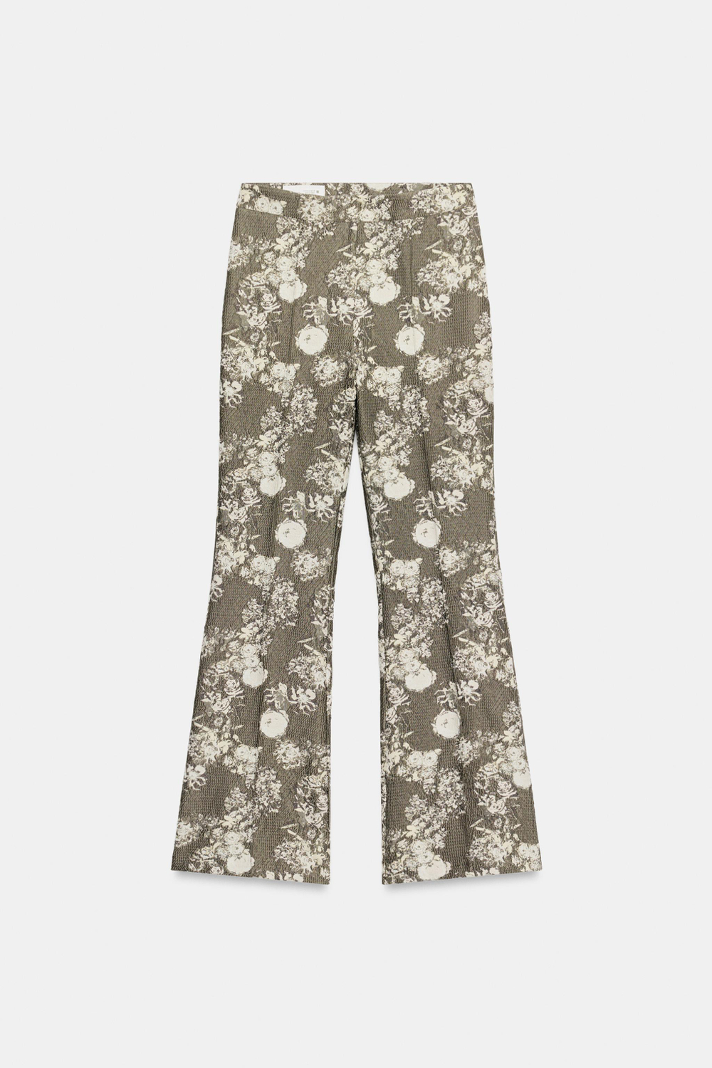 БРЮКИ FLARE ИЗ ЖАККАРДА — ZARA