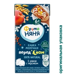 Фрутоняня кашка 5 злаков с персиком 0,2л