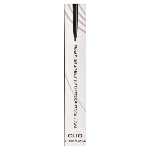 Clio, Sharp, водостойкая подводка для карандашей So Simple, 03 черно-коричневый, 0,14 г (0,004 унции)