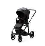 Детская универсальная коляска Adamex ZICO NEW Deluxe ZN-SA2 2в1 (Черная экокожа)