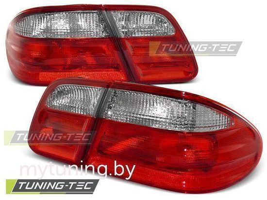 Задние фонари Mercedes E W210 red white