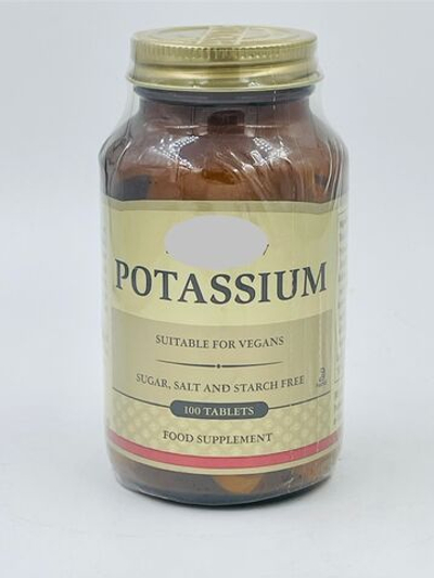 Витамины Potassium Калий (глюконат) 297 мг, 100 таблеток, (США)