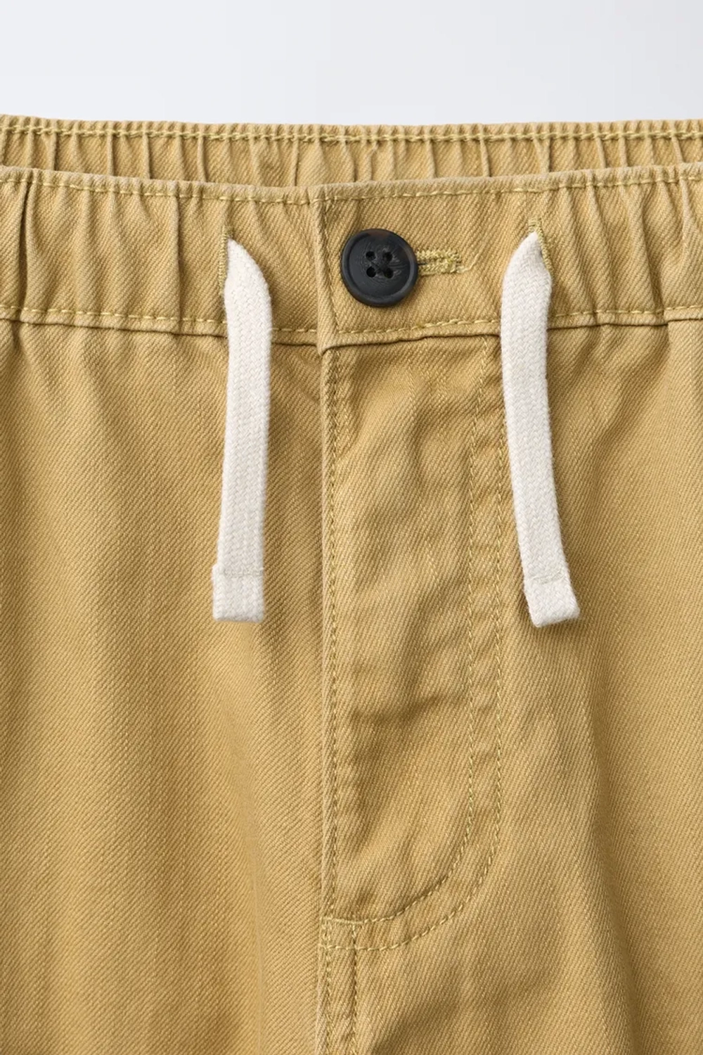 ZARA БРЮКИ КАРГО С КАРМАНАМИ, ГОРЧИЧНЫЙ