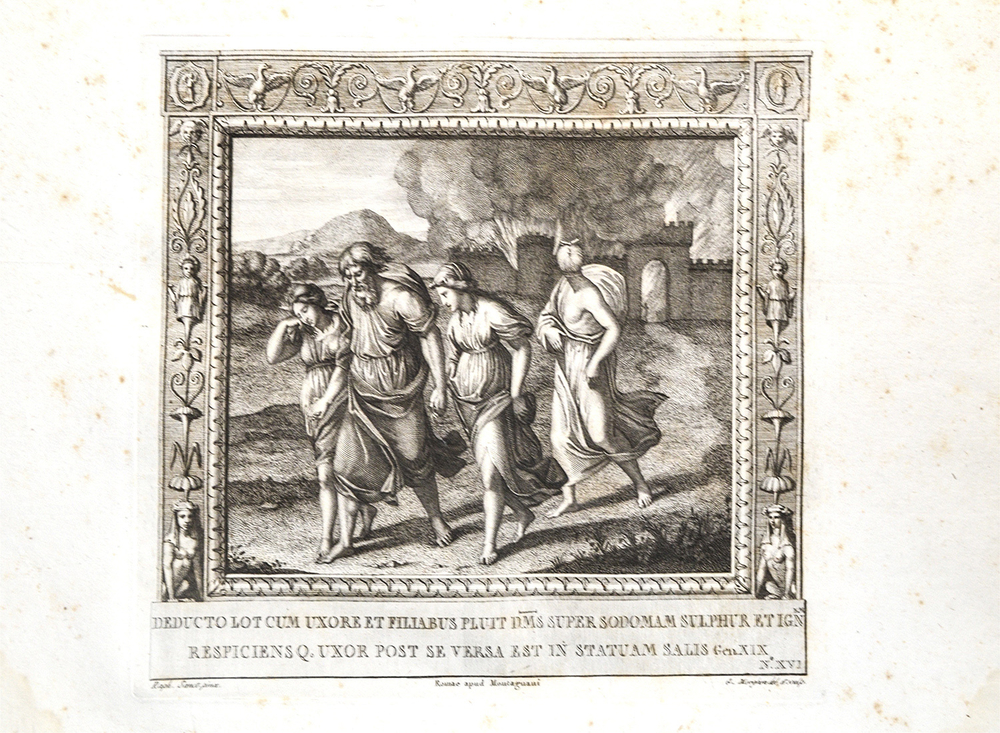 Библия Рафаэля Санти. Гравюры. 1790