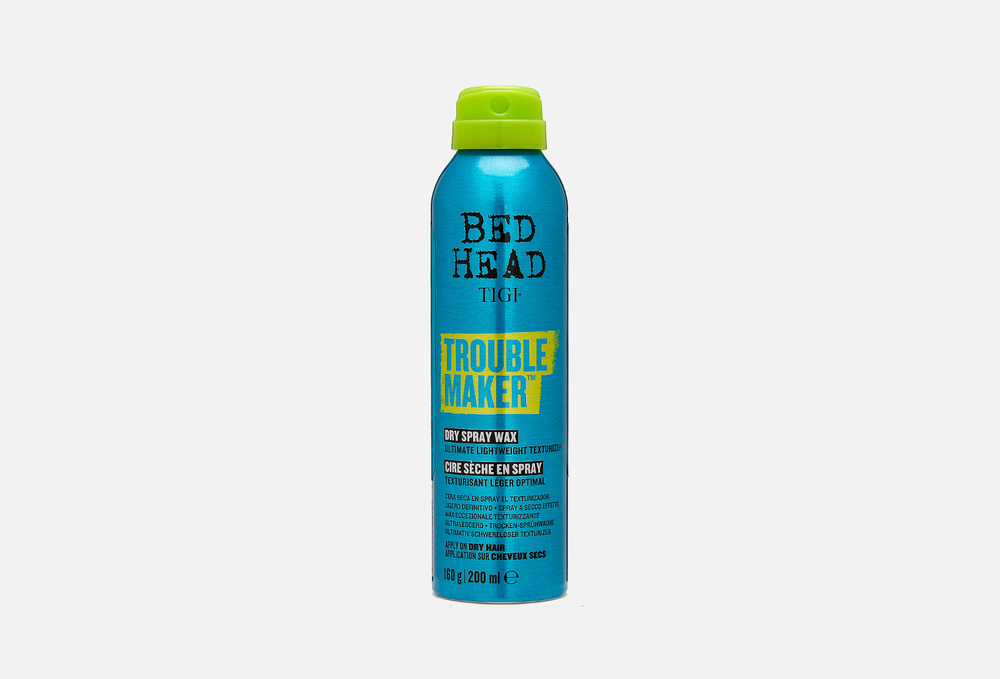 Легкий текстурирующий воск спрей Tigi Bed Head Trouble Maker Dry Spray Wax 200 мл