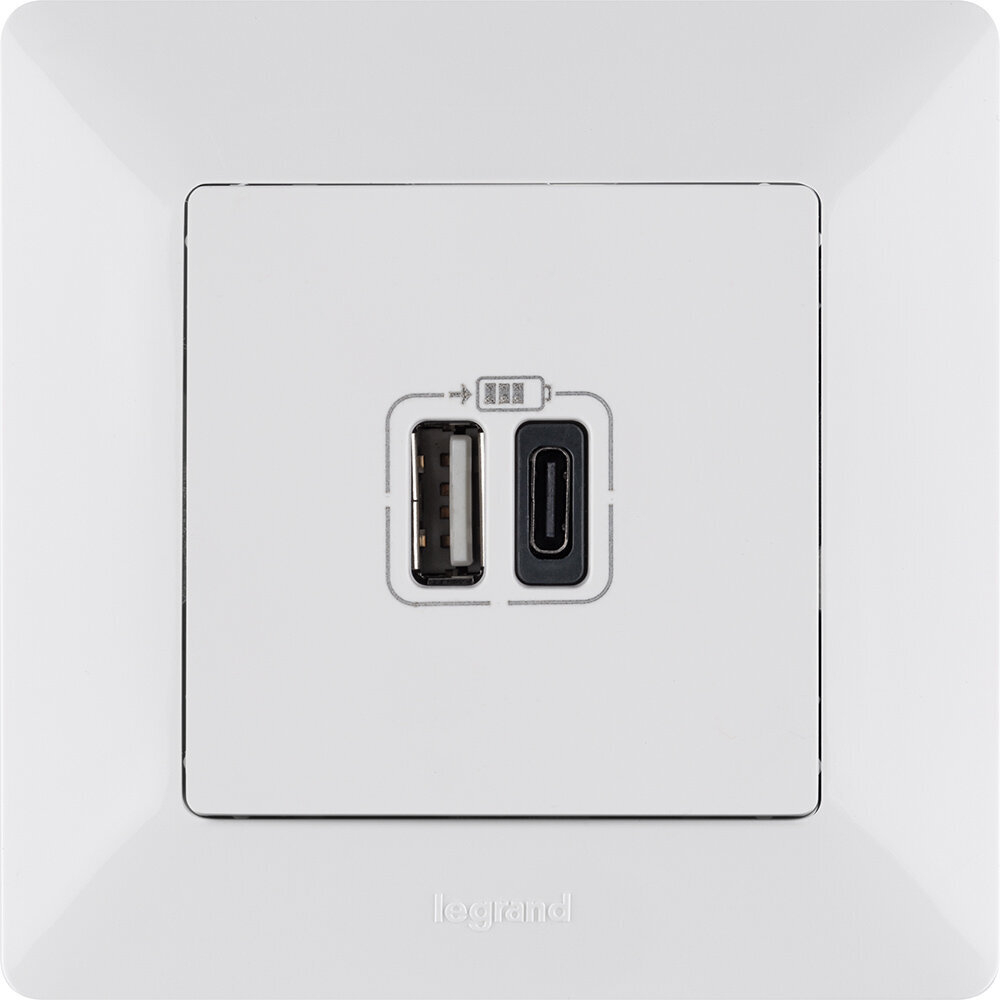 Рамка 1 пост VALENA LIFE, белый. 754007 Legrand - 5 шт.
