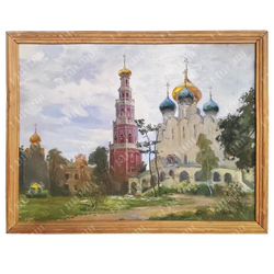 Мясников Г. А. Новодевичий монастырь. Холст, масло. 1988.