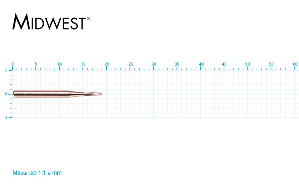 Бор твердосплавный Midwest - 210 FG 169 Бор твердосплавный Midwest - 210 FG 169