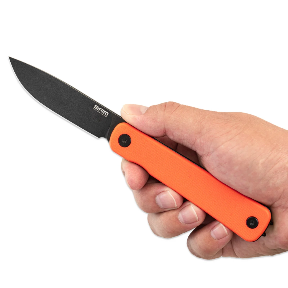 Нож складной SRM 135L-GJ Palfrey Blackwash (14C28N, Orange G10/Steel)