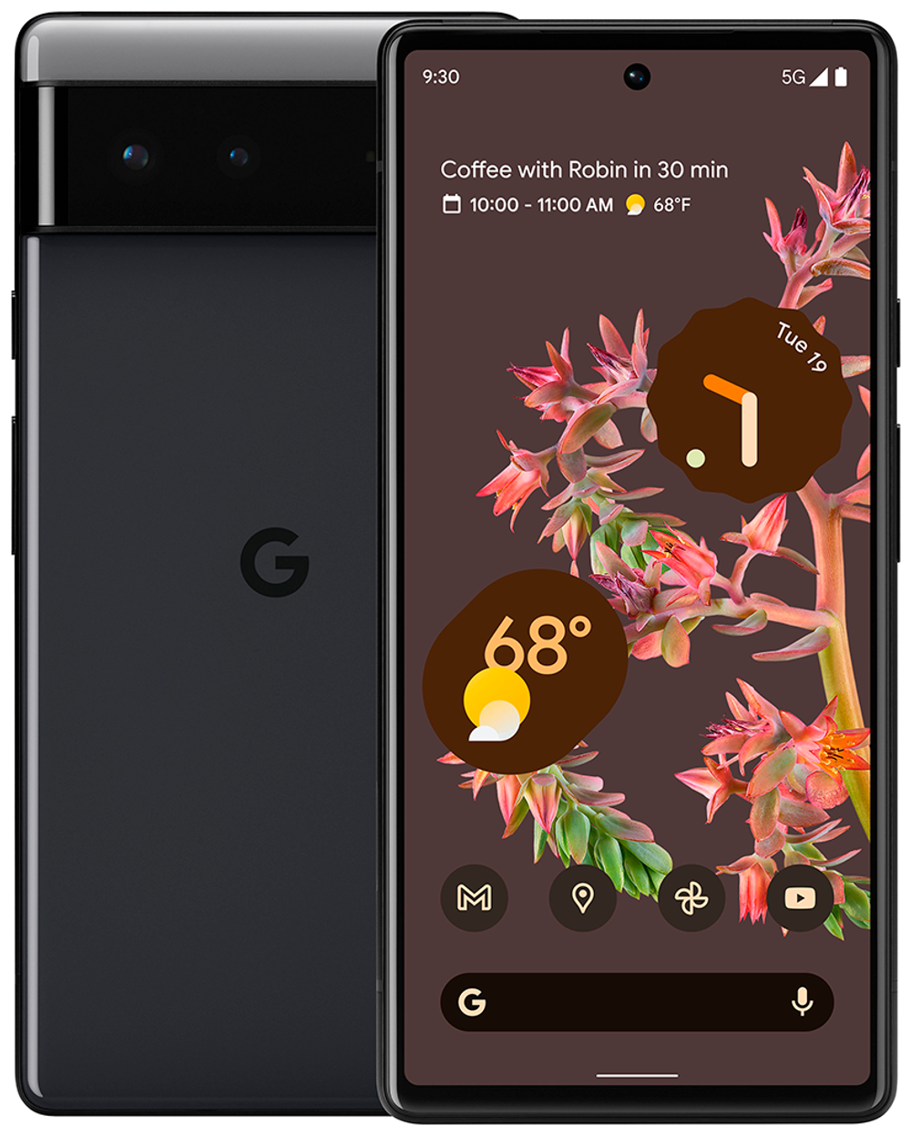 Смартфон Google Pixel 6 8/256GB, Stormy Black (Неистовый черный) (Японская версия)