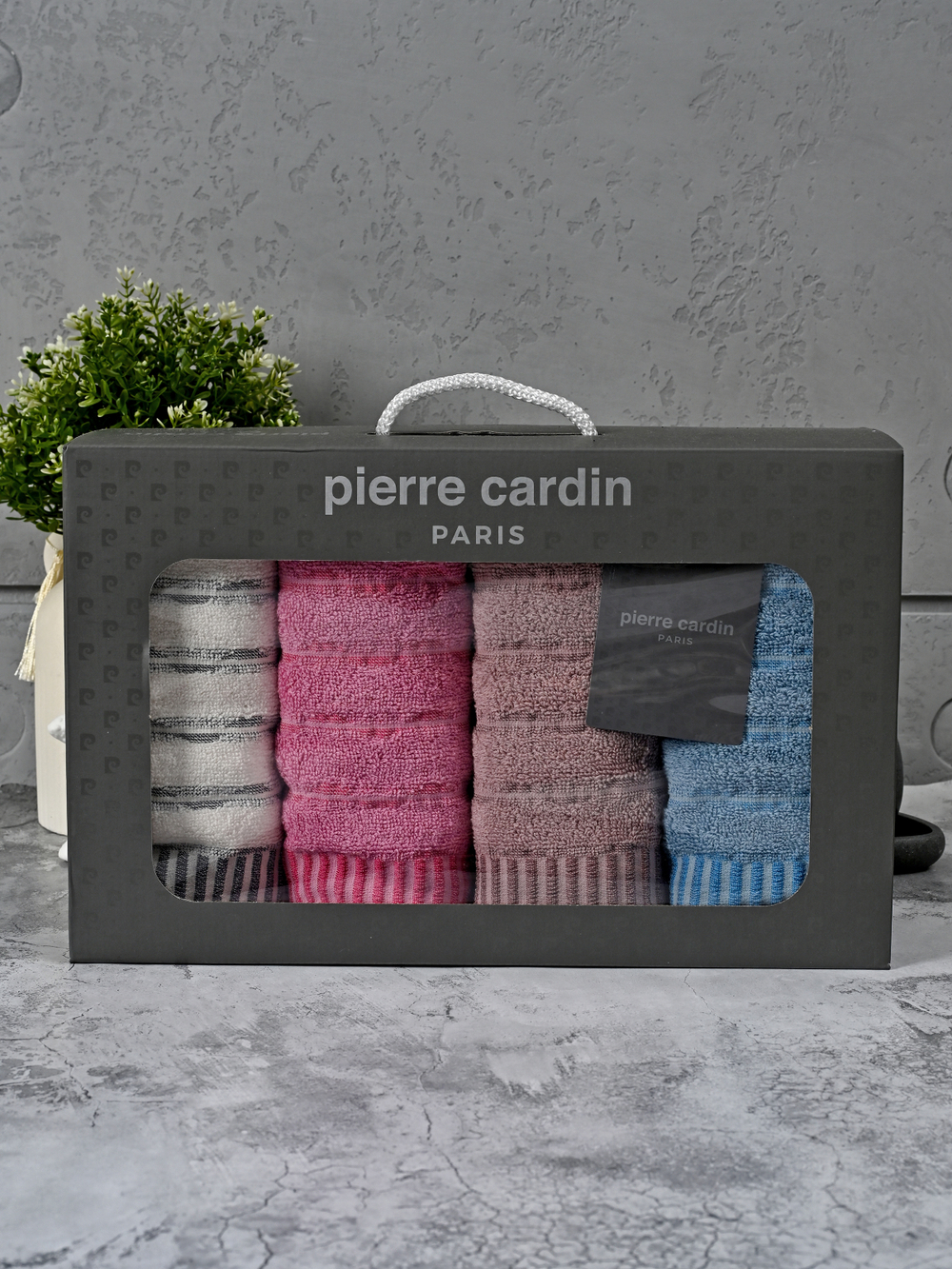 HAV00216 Набор полотенец для лица PIERRE CARDIN HOME из 4пр VOYAGE 50х90