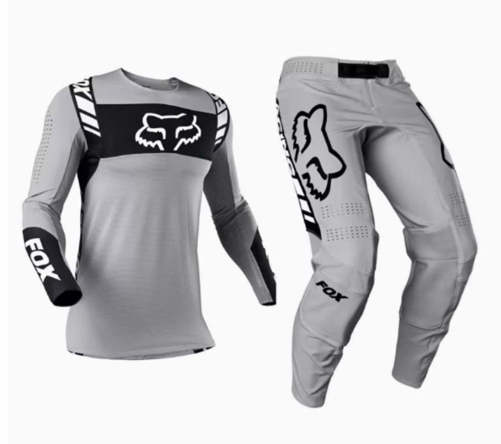 костюм кроссовый Fox style 180 серый M