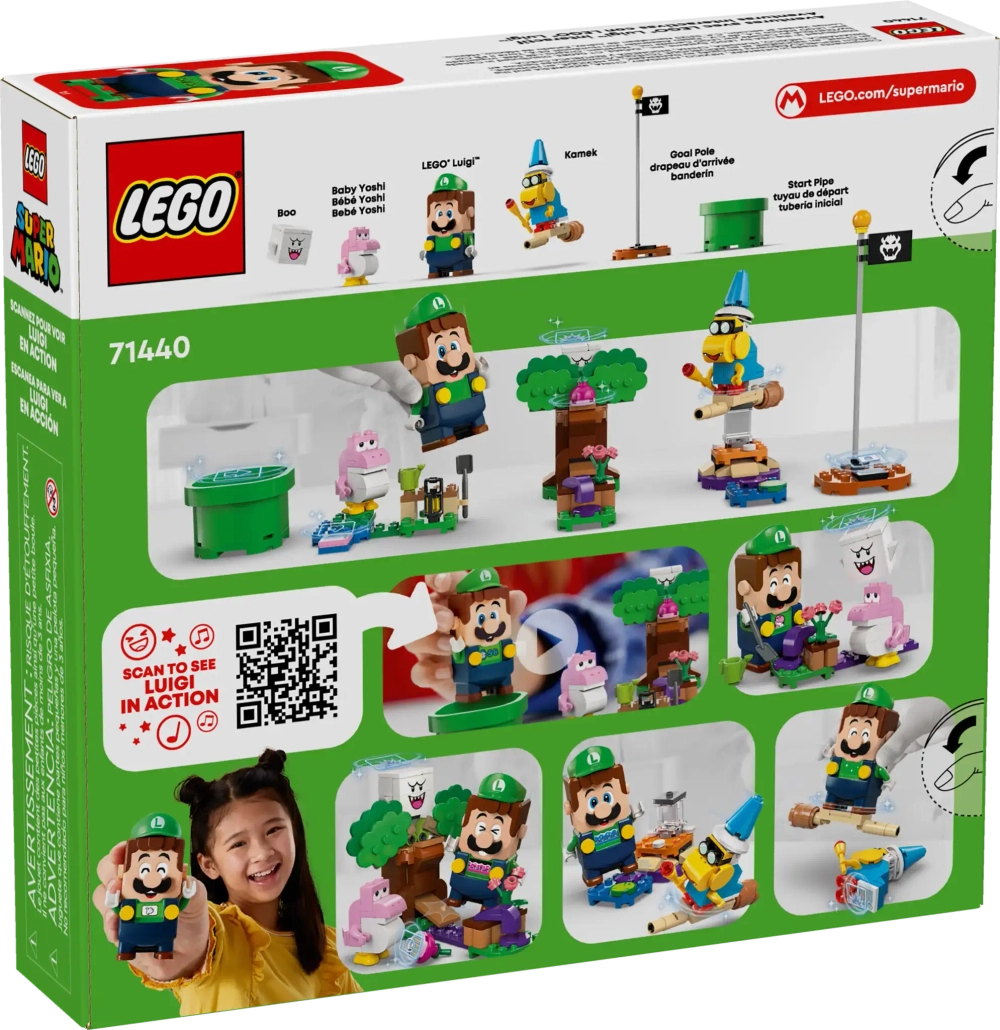 Конструктор LEGO Super Mario 71440 Приключения с интерактивным Конструктором Луиджи