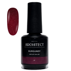 Nail ARCHITECT Цветной гель-лак. Бордовый #09 Burgundy, 15 мл