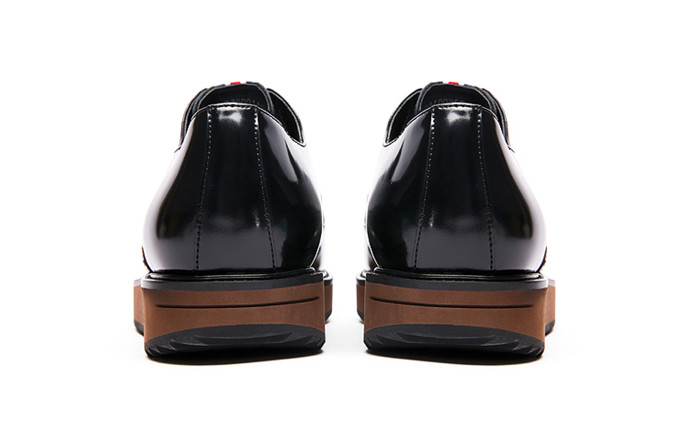 Anthony Miles Casual Leather Shoes Men"s Low top Black