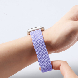 Эластичный ремешок фиолетового цвета (Misty Purple) для смарт часов Apple Watch размером 38, 40, 41 и 42MM, серия Mixture Ultra Series от Dux Ducis