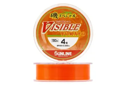 монолеска SUNLINE VISIBLE TOMATO 150m (Orange Red) #2/8LB/0,235mm