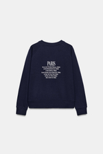 ТОЛСТОВКА С НАДПИСЬЮ — ZARA