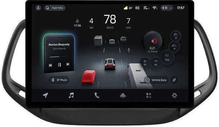Магнитола для Jeep Compass 2 2016-2022 - Teyes CC4-PRO монитор 13" 2K QLED на Android 13, Быстрейшая, Snapdragon 778G, ИИ, CarPlay, DSP, 4G SIM-слот