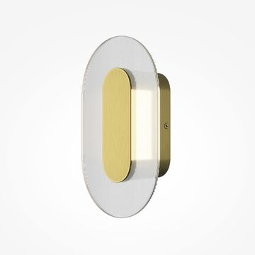 Настенный светодиодный светильник (бра) 10W 3000K MOD355WL-L6BS3K латунь Ply Modern Maytoni