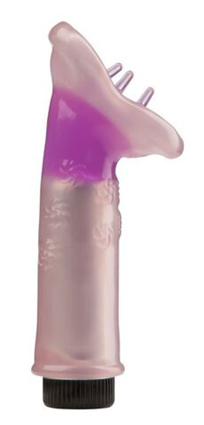 Вакуумный массажер с вибрацией Venus Lips (Цвет: фиолетовый)