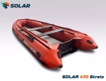 Лодка надувная моторная solar-470 strela jet tunnel