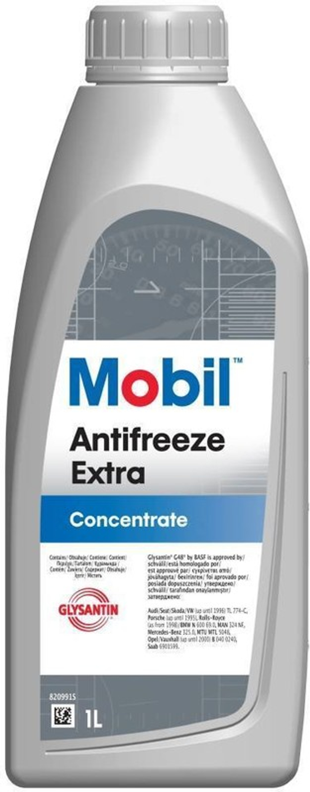 Антифриз MOBIL Antifreeze Extra концентрат сине-зеленый 1 л 151157